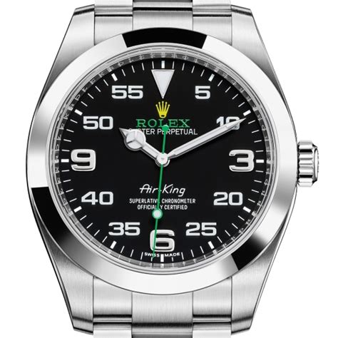 rolex air king 116900 on leather strap|rolex air king price chart.